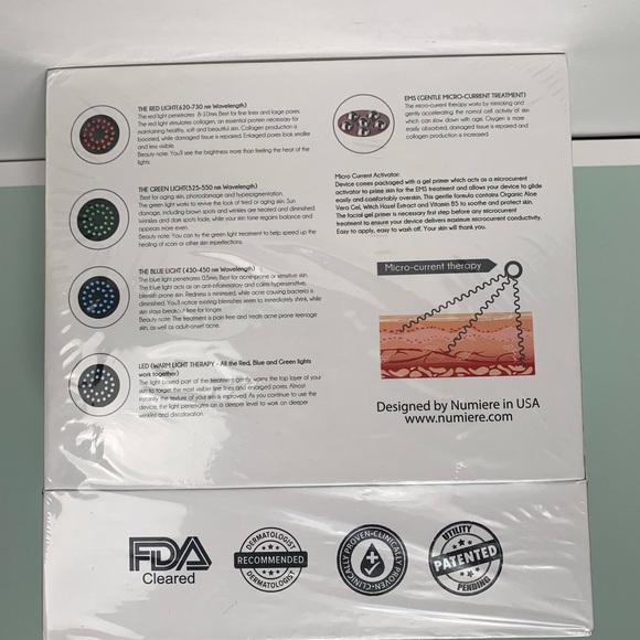 NIB! Numiere Time Keeper Plus! Anti-Aging LED, EMS Device & Gel - Picture 4 of 16